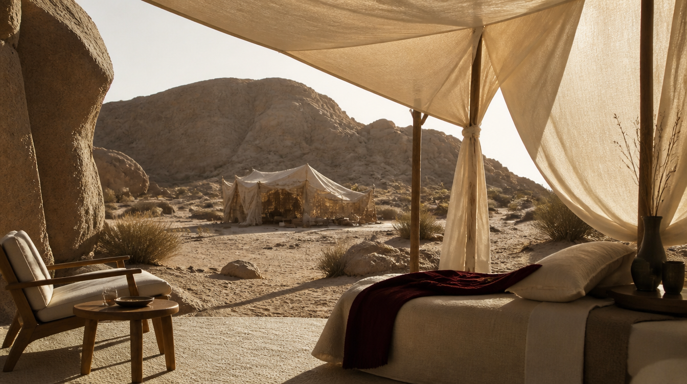 archer desert journey at first light